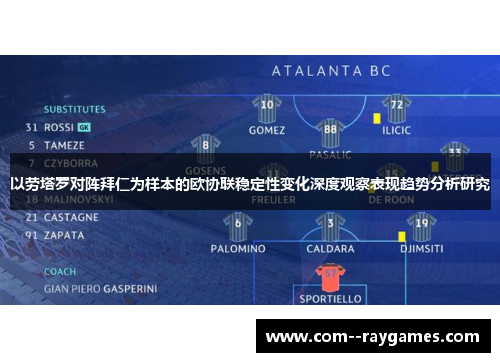 以劳塔罗对阵拜仁为样本的欧协联稳定性变化深度观察表现趋势分析研究 以劳塔罗对阵拜仁为样本的欧协联稳定性变化深度观察表现趋势分析研究